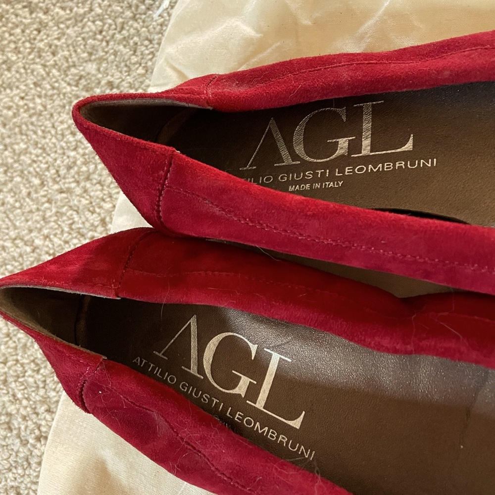 Red AGL shoes - never worn